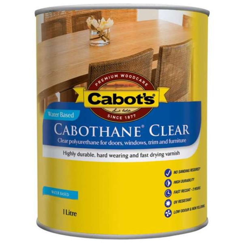 Cabot’s Cabothane Water Based Matt Clear 1L