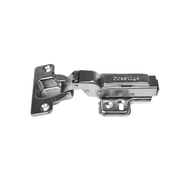 Prestige Cabinet Hinge Clip On Fitting Soft Close Full Overlay Nickel Plated – 2 Pack