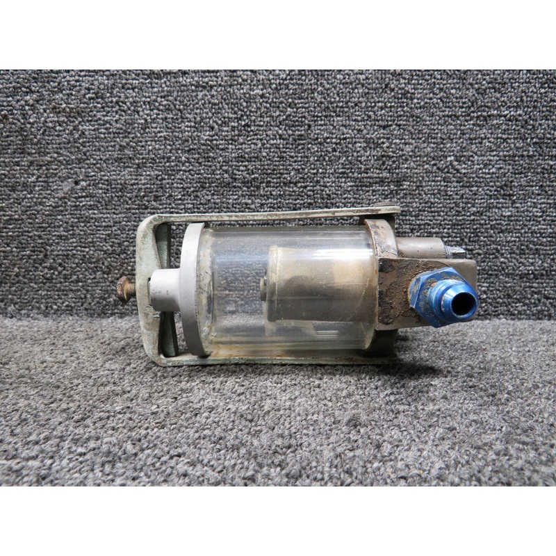 0511199-50 Cessna 210C Fuel Strainer Assembly (Chipped Glass Edges)