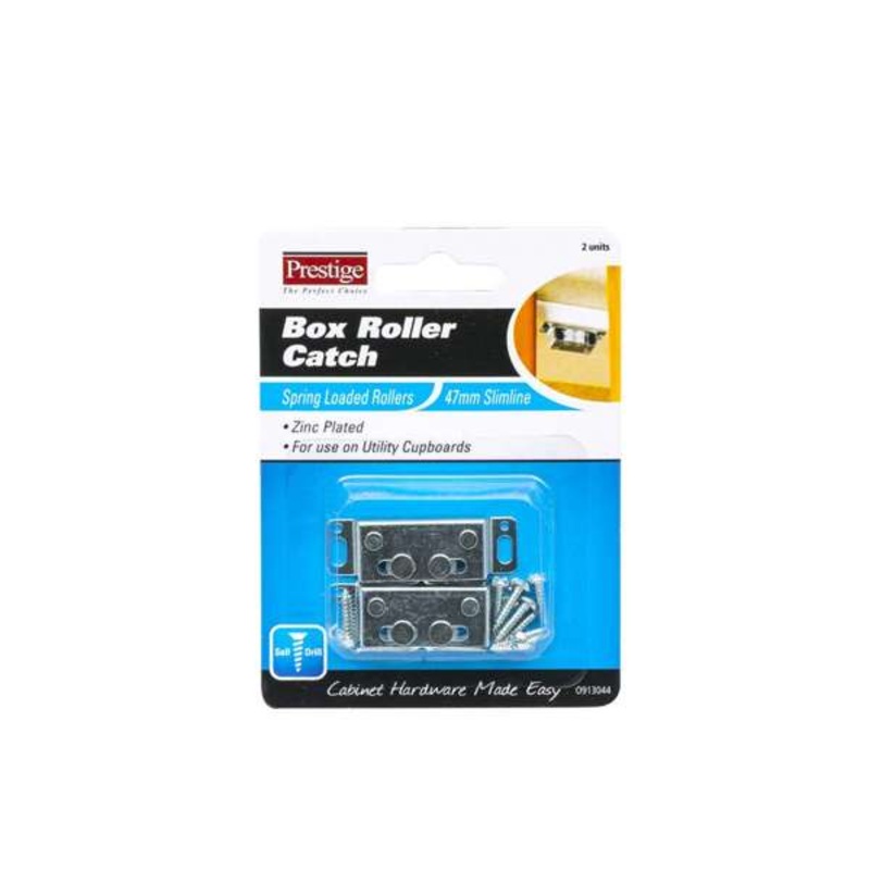 Prestige Double Roller Catch Zinc Plated 16 x 48 – 2 Pack