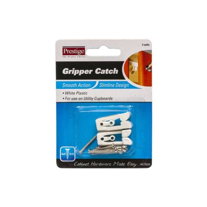 Prestige Gripper Catch White – 2 Pack