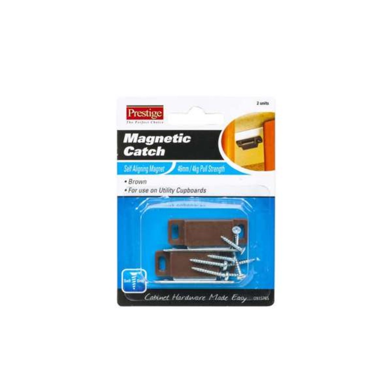Prestige Magnetic Catch Heavy Duty Brown 4kg – 2 Pack