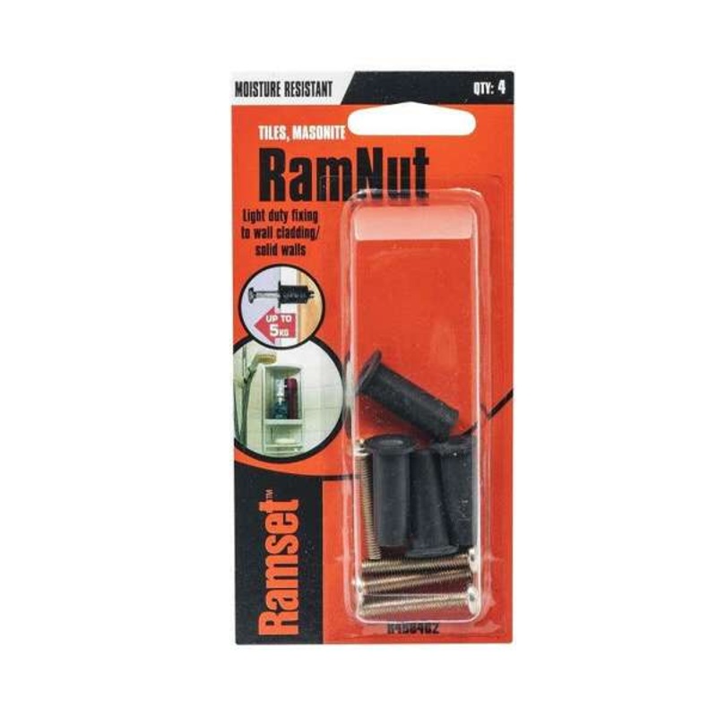 Ramset Ramnut Anchor 3/16 x 16mm 5kg – 4 Pack