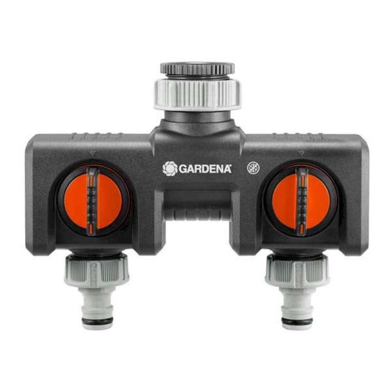 Gardena Parallel Twin Tap Connector 13mm