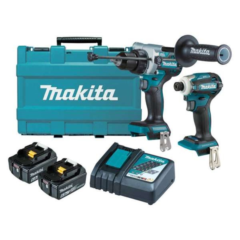Makita Brushless Combo Kit with Carry Case – 2 Piece DLX2455G