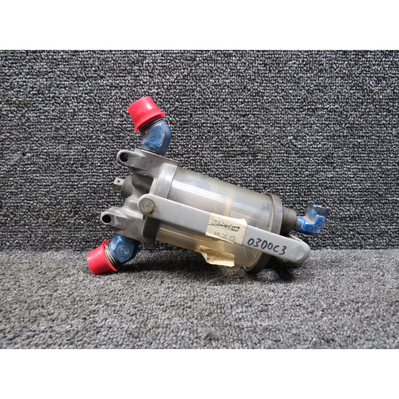 0511199-53 Cessna 210D Fuel Strainer Assembly (Chipped Glass Edges)