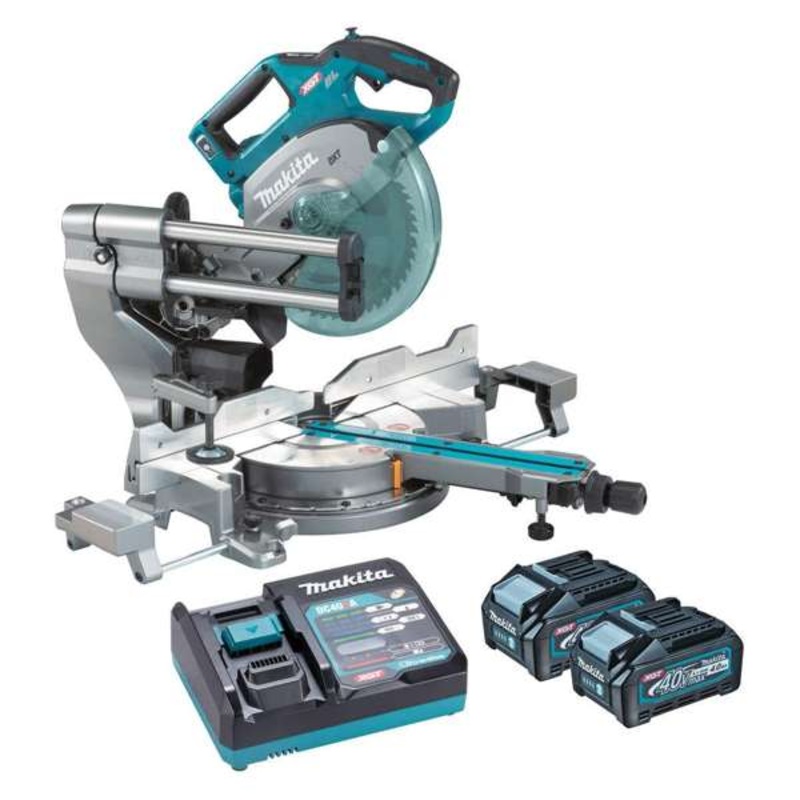 Makita 40V Max Brushless 216mm (8-1/2) Slide Compound Saw Kit LS002Gm201