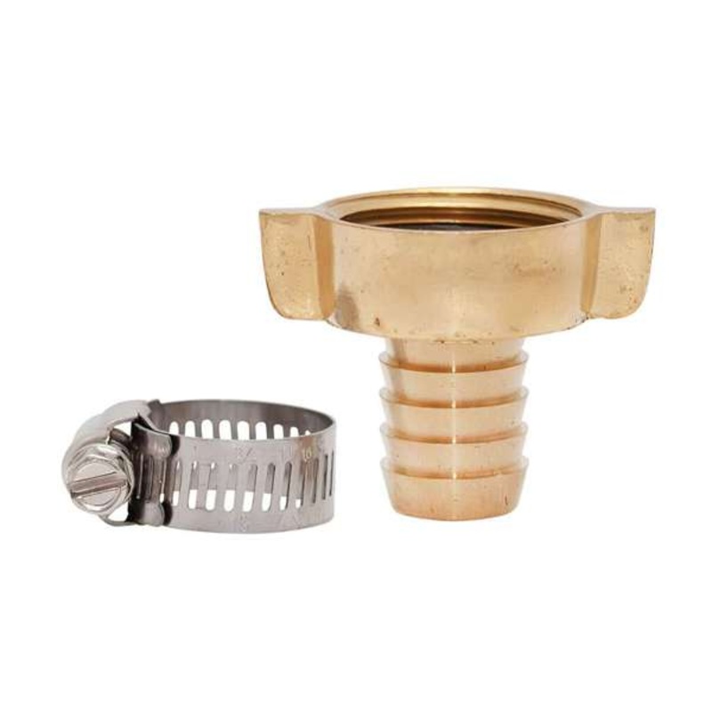 Neta Brass Tap Adaptor Barb 1 x 18mm