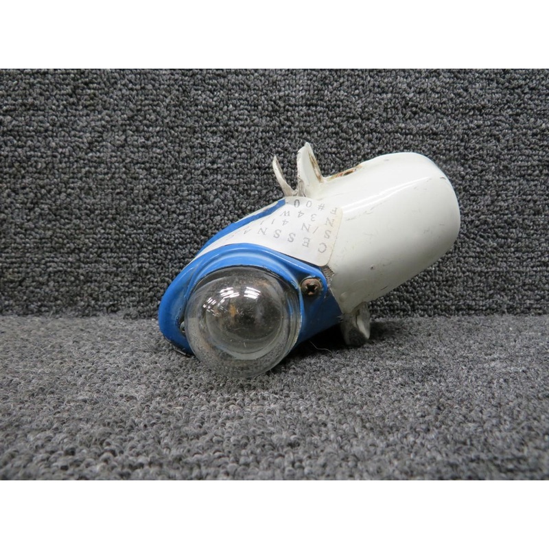 0433006-4 (FSO: C622001-0103) Cessna Navigation Tail Light Assembly (Worn)