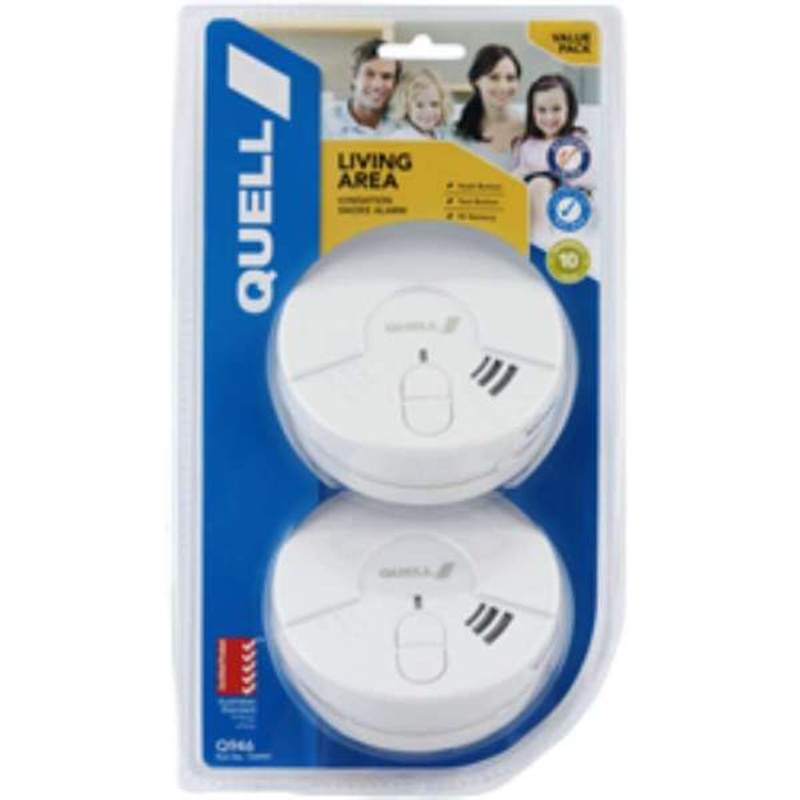 Quell Smoke Alarm for Living Area – 2 Pack