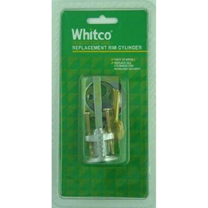 Whitco Rim Cylinder Replacement Brass