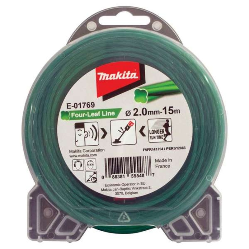 Makita Four Leaf Whipper Snipper Cord 2.0mm x 15m E-01769