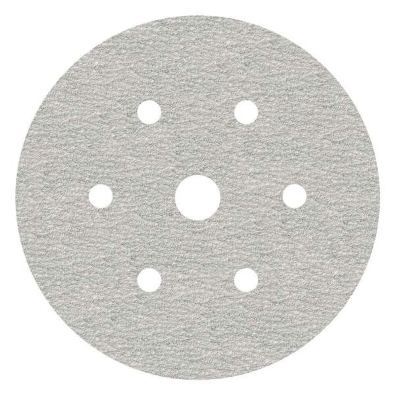 Norton Paint Sanding Discs Step 2 Fine Sanding P120 Grit 150mm 6 + 1 Holes x 180g – 5 Pack