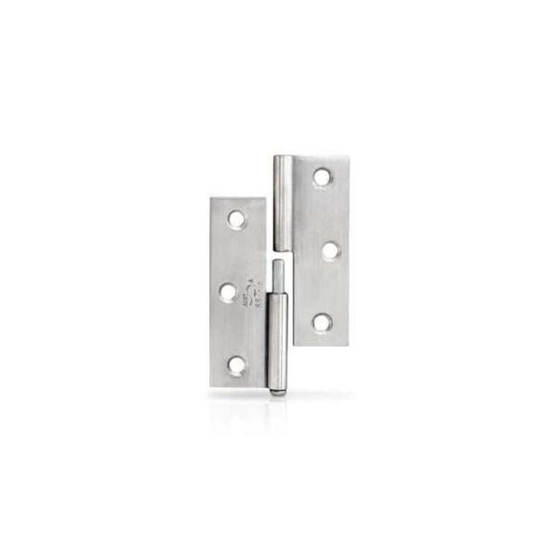 Trio Butt Hinge Lift Light & Narrow Lift Off Right Hand Stainless Steel 85 x 60 x 1.6mm