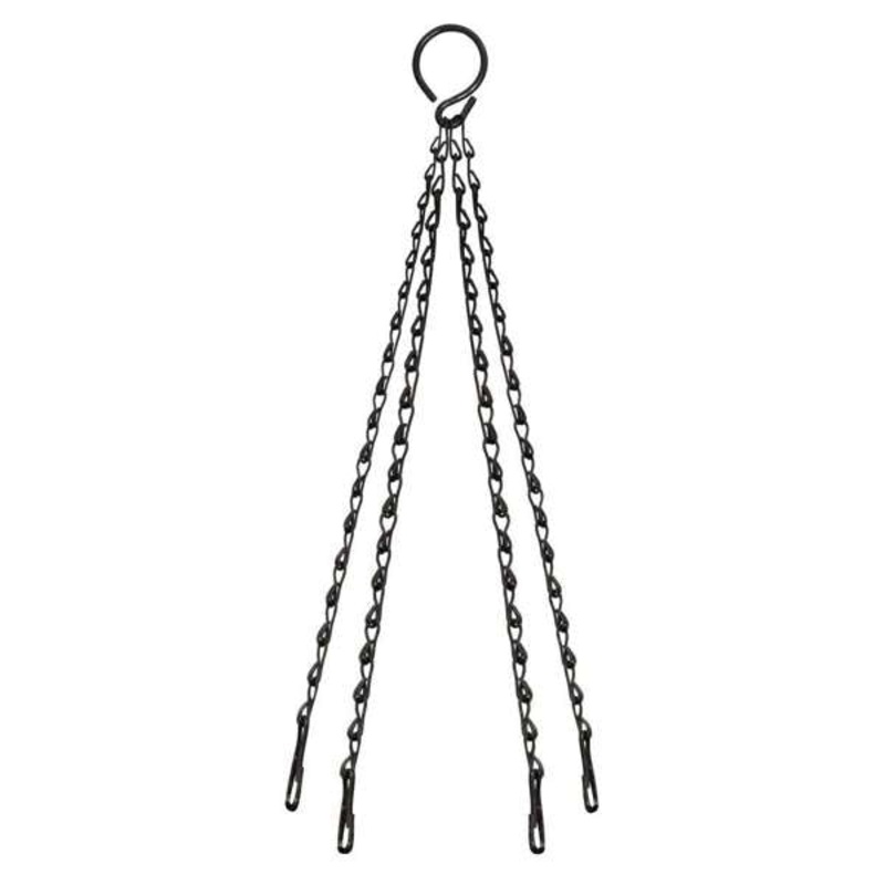 Northcore Pottery Replacement Hanging Basket Chain Black 450mm