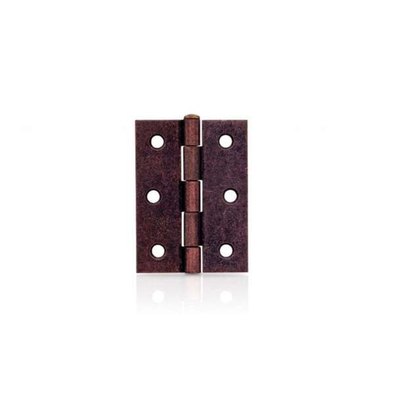 Trio Door Butt Hinge Fixed Pin Florentine Bronze 85 x 60 x 1.6mm