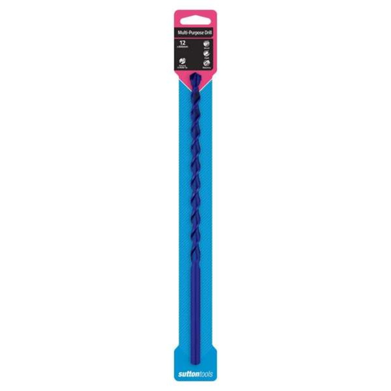 Sutton Tools Multi-Purpose Drill Bit Extra Length 12.0 x 300mm
