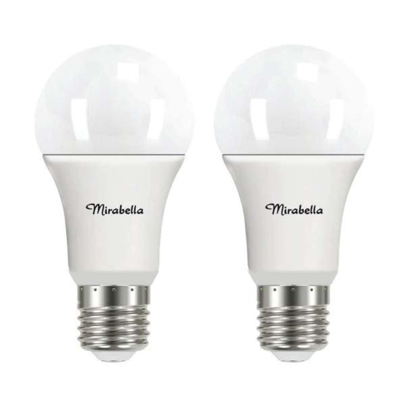 Mirabella LED GLS 9W 806Lumens 2700K ES Warm White – 2 Pack