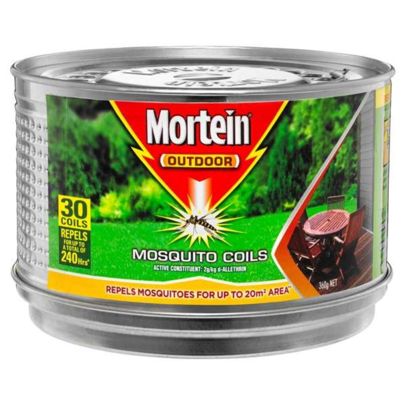 Mortein Outdoor Coil Burner Mosquito Repellent – 30 Pack