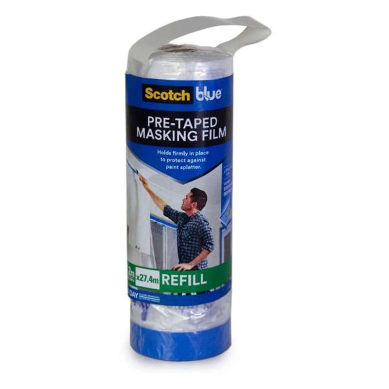 ScotchBlue Pre-Taped Masking Film Refill 1.2 x 27.4m