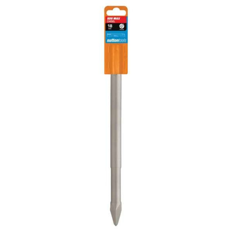 Sutton Tools SDS Max Masonry Chisel Pointed 18 x 280mm