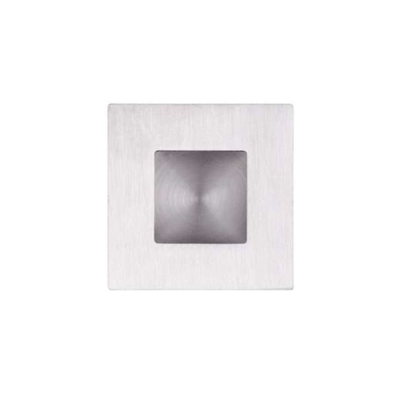 Trio Square Flush Pull Polished Stainless Steel 50mm