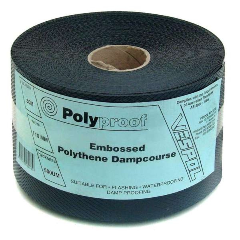 Polyproof Dampcourse 500um x 380mm x 30m