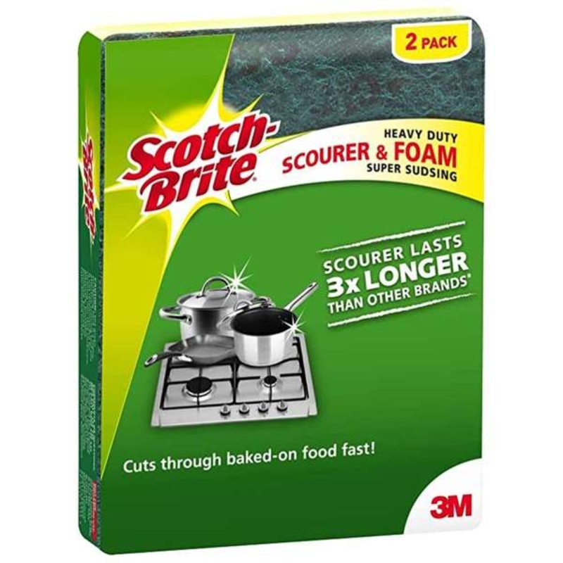 Scotch-Brite Sponge Non Scratch Foam Scrub – 2 Pack