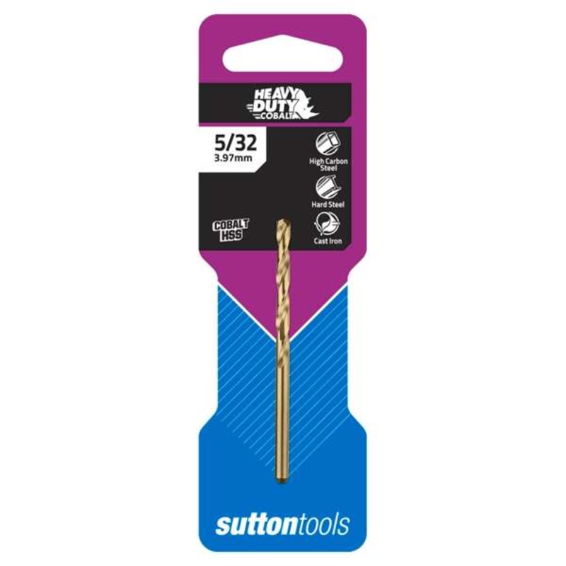 Sutton Tools 5/32 Heavy Duty Cobalt Jobber Drill Bit