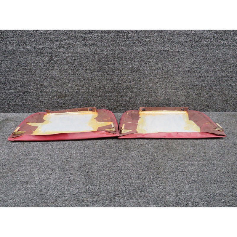 0700122-13, 0700122-12 Cessna 182P Sun Visor Set LH & RH (Minus Bracket) (Worn)