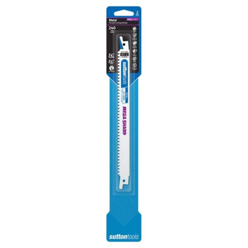 Sutton Tools Metal Reciprocating Blade Mega Sharp