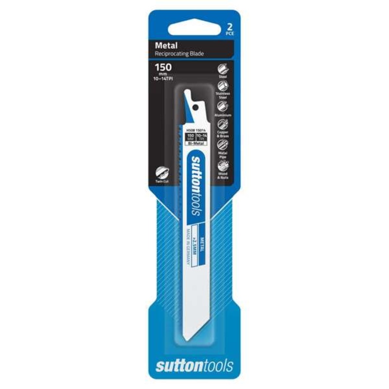Sutton Tools Metal Reciprocating Blade Twin-Cut