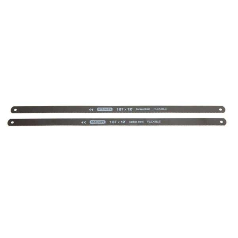 Stanley Carbon Hacksaw Blade 18TPI 300mm – 2 Pack