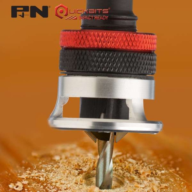 P&N Quickbit TCT Decking Countersink Bit 9/64