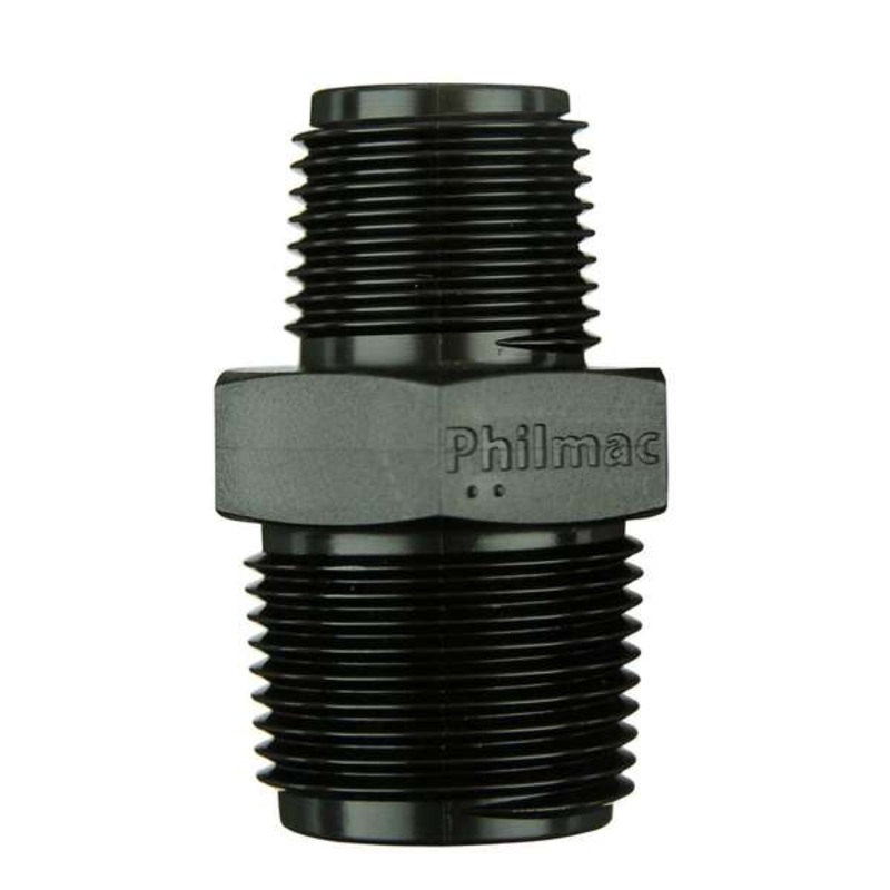 Philmac BSP Threaded Pipe Nipple Poly 2 x 3/4