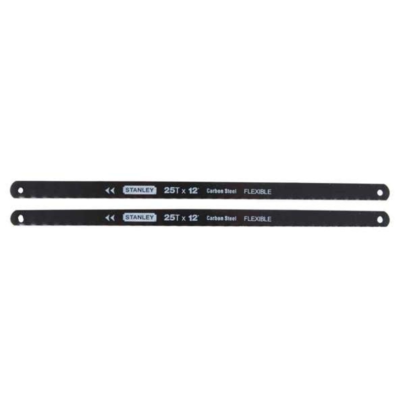 Stanley Carbon Hacksaw Blade 24TPI 300mm – 2 Pack