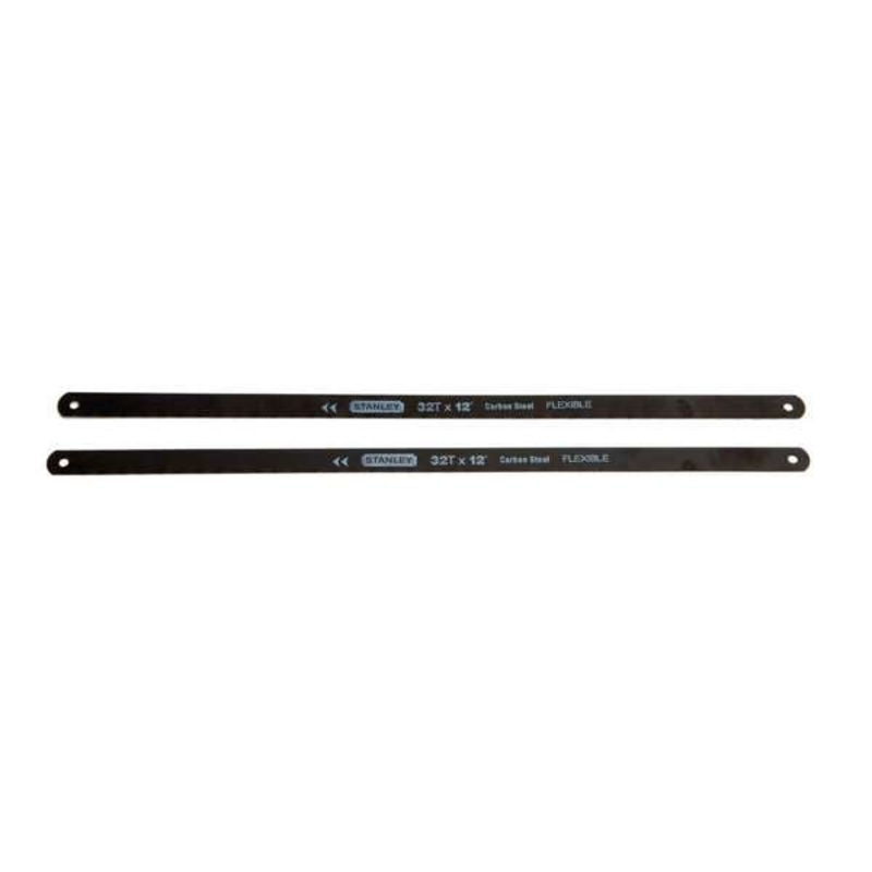 Stanley Carbon Hacksaw Blade 32TPI 300mm – 2 Pack