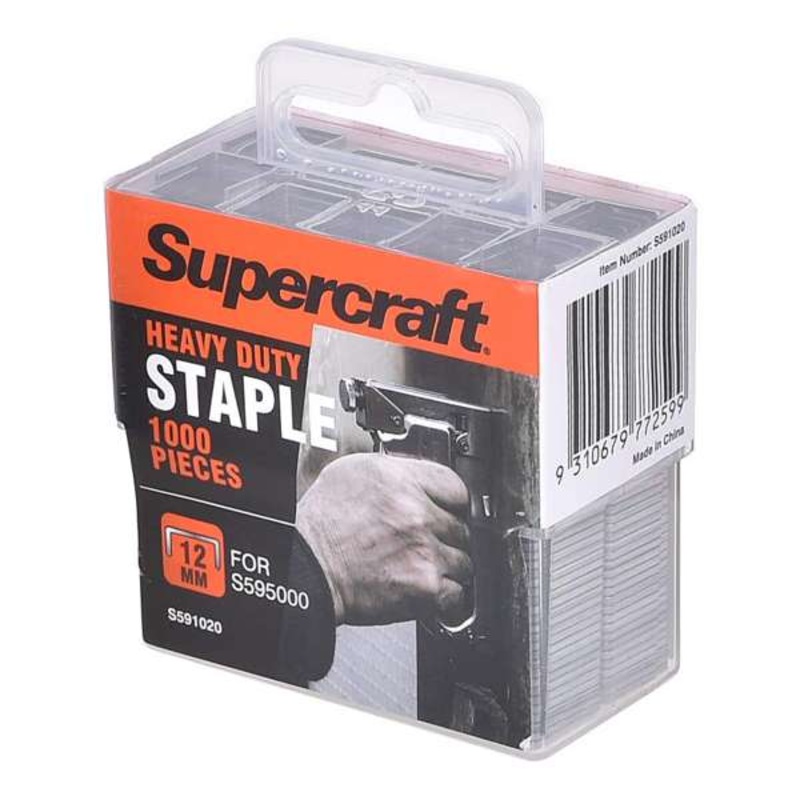 Supercraft Staples Heavy Duty 12mm – 1000 Pieces