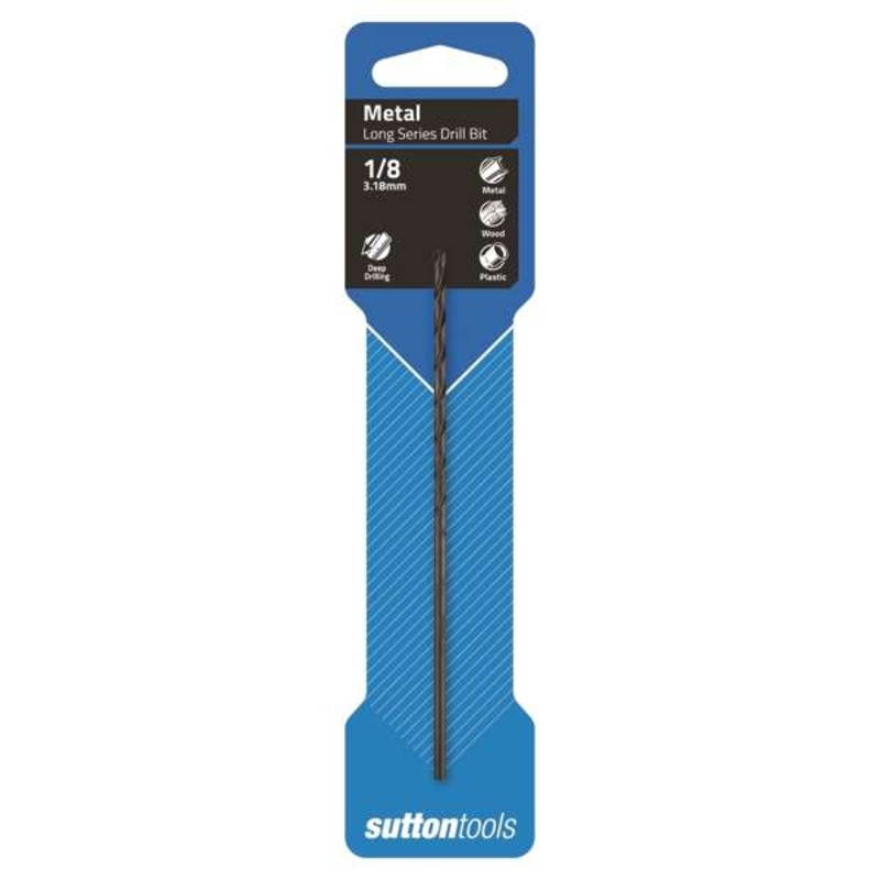Sutton Tools 1/8 Long Series Jobber Drill Bit