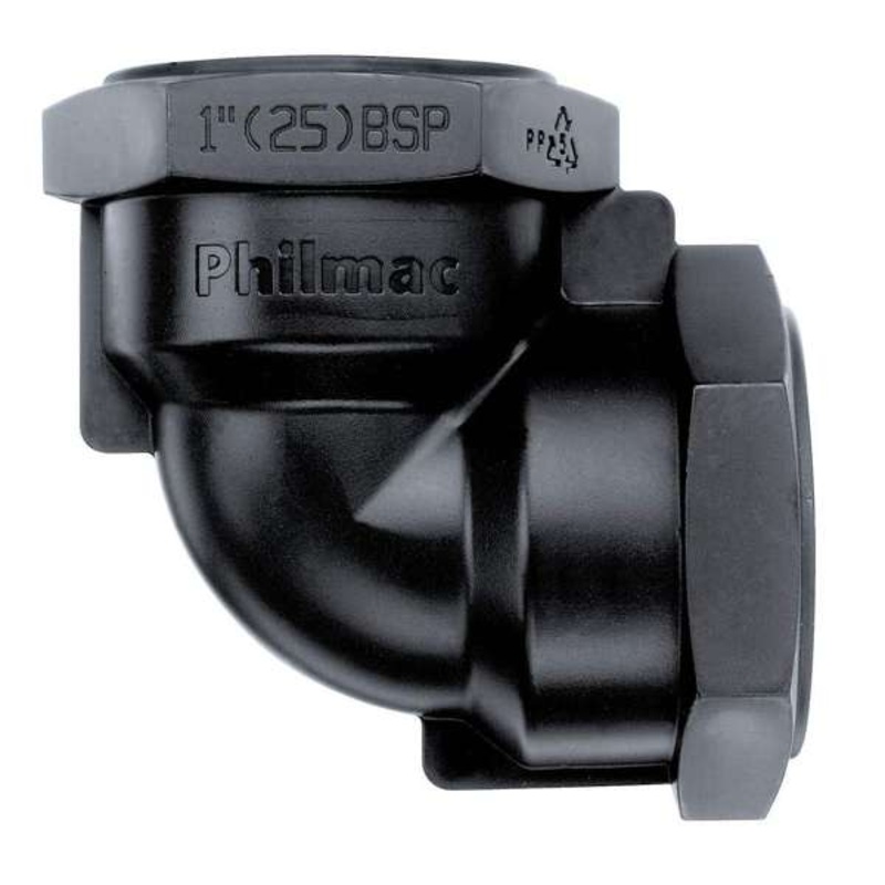 Philmac BSP Threaded Elbow Female Poly 1-1/2