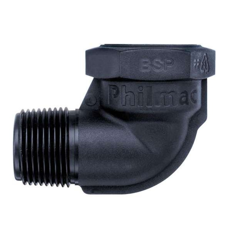 Philmac Threaded Elbow Poly Male x Female 2