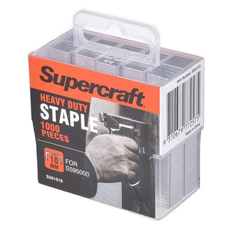 Supercraft Staples Heavy Duty 10mm – 1000 Piece