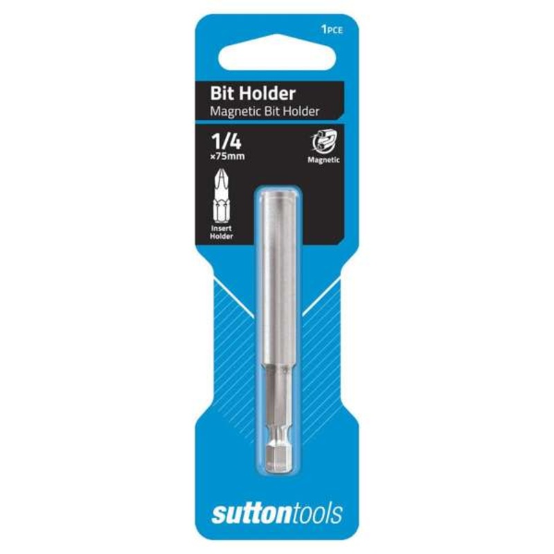 Sutton Tools Magnetic Bit Holder 1/4 x 75mm