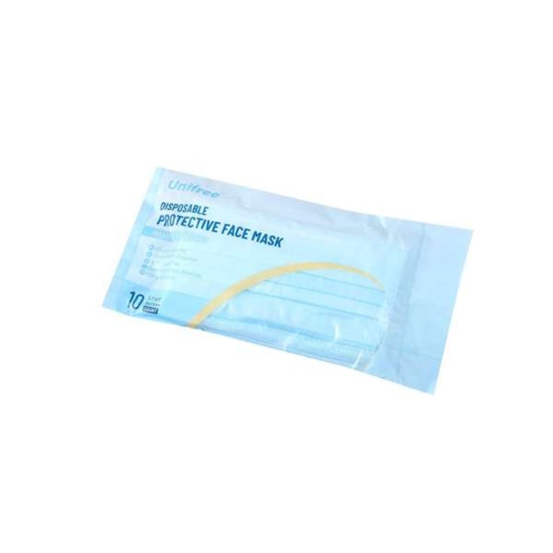 Unifree Disposable Protective Face Mask – 10 Pack