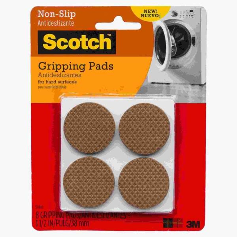 Scotch Gripping Pads Brown 38mm – 8 Pack