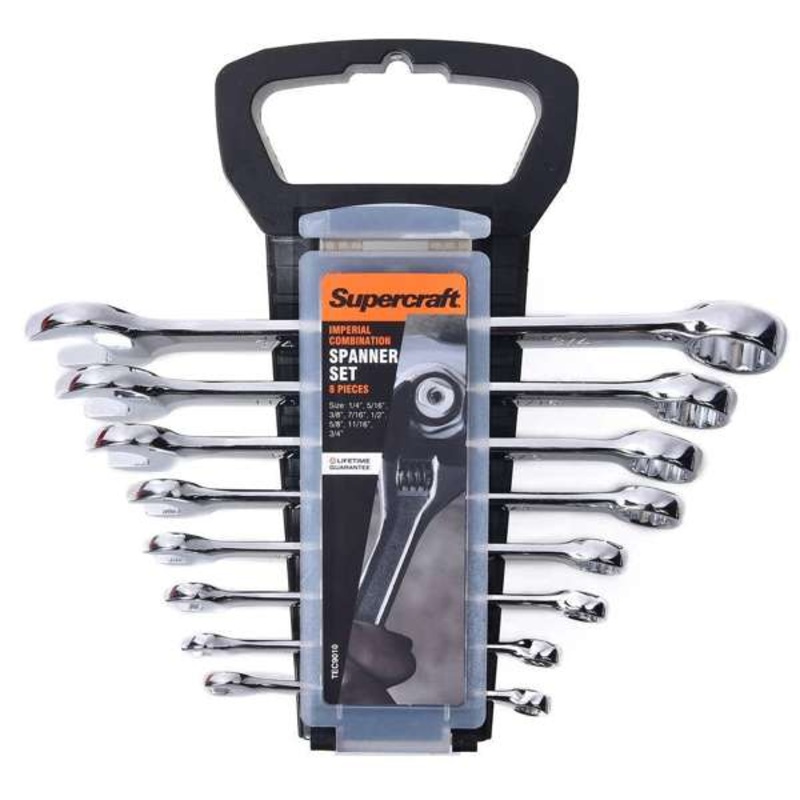 Supercraft Spanner Combination SAE – 8 Piece