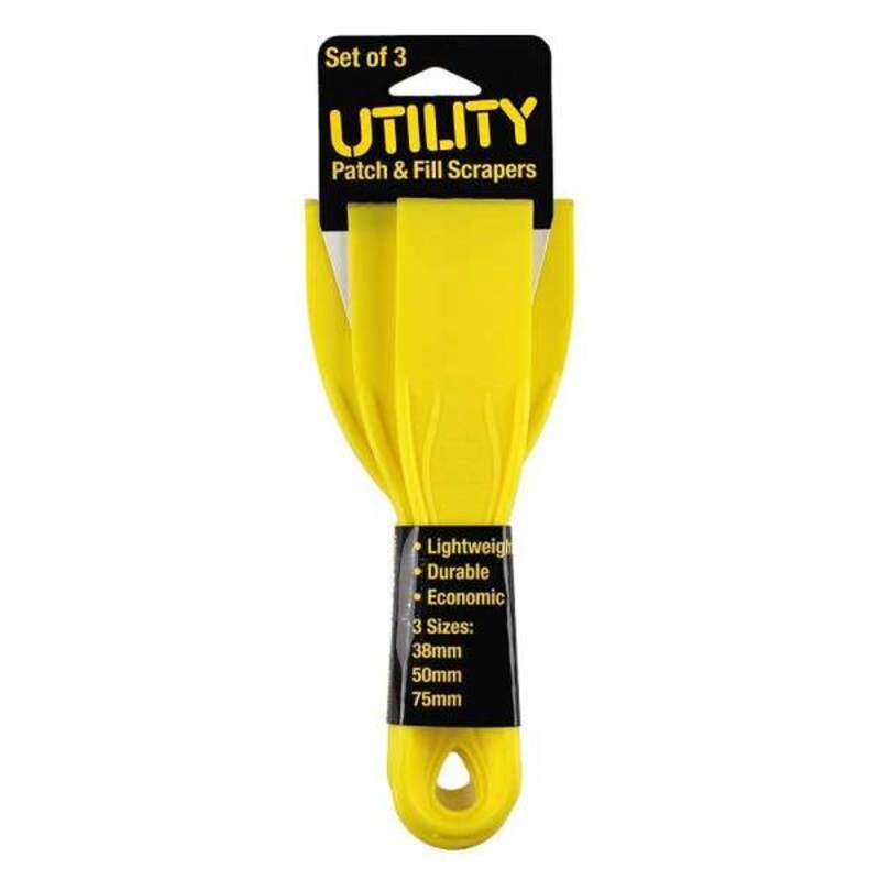 Uni-Pro Utility Patch & Fill Scrapers – 3 Pack