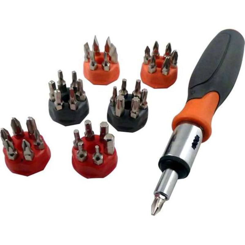 Work Force Ratchet Screwdriver Set – 38 Piece