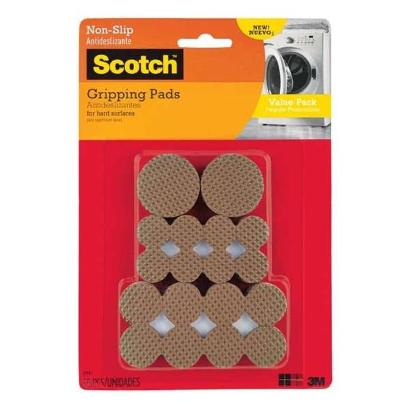 Scotch Gripping Pads Brown – 36 Pack