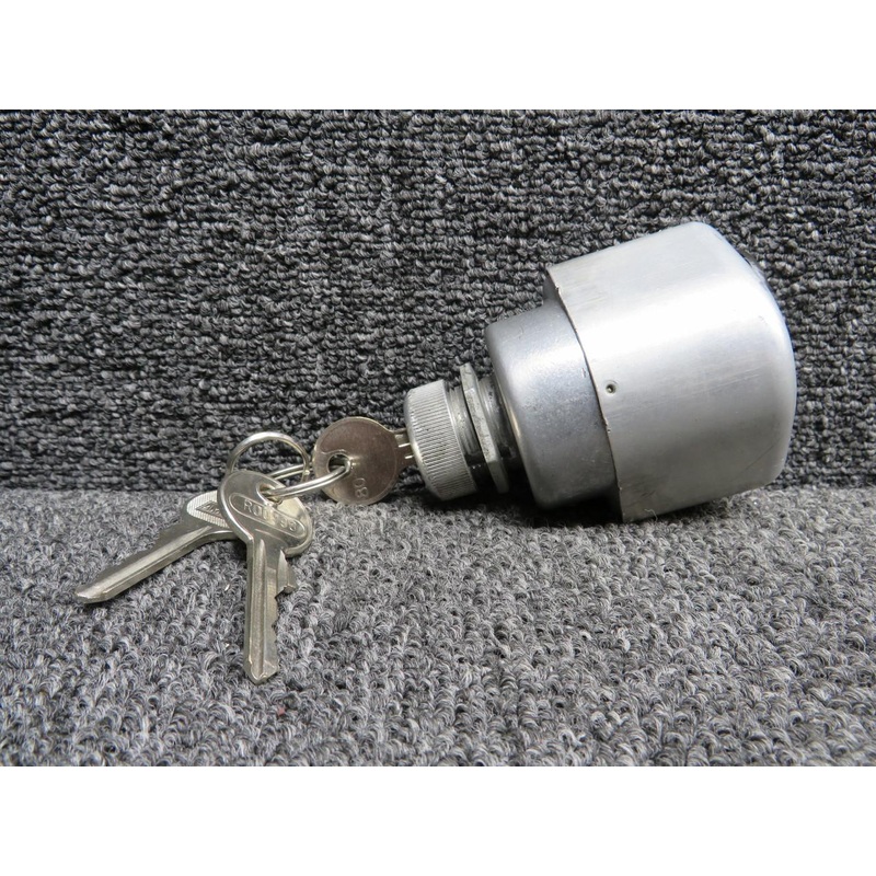 0311038-1 Cessna 195B Ignition Switch Assembly with Shield, Keys